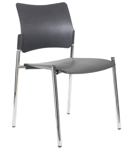Conference & meeting seating  Unison four - chrome frame with no arms