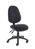 Vantage 100 fabric operator chair with no arms
