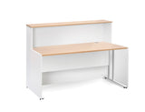 Welcome reception Reception with maestro 25 wl cantilever straight desk