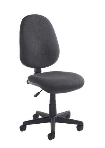 Task & operator seating Bilbao fabric operator chair with no arms