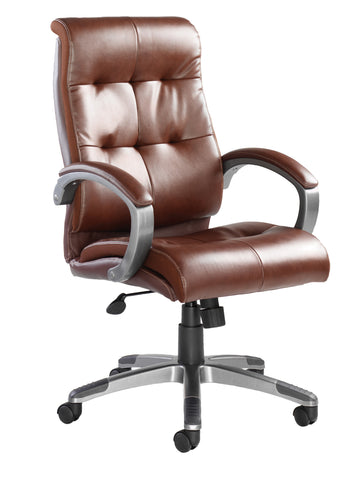 Executive & managers seating Catania leather faced managers chair