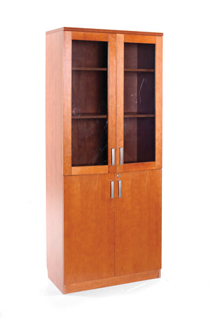 Concerto Tall cupboard with glass doors