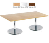 Coffee tables - Square trumpet base coffee tables