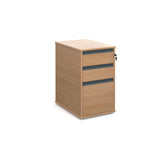 Maestro 600mm deep desk end pedestal 