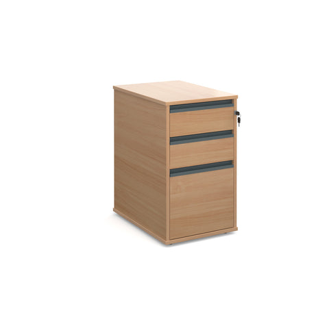 Maestro 600mm deep desk end pedestal 