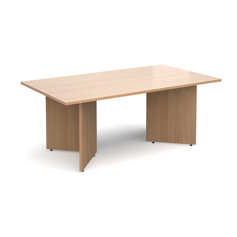 Arrow head leg design Rectangular boardroom tables