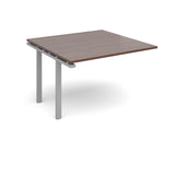 Bench boardroom tables - Add on units  - Silver Leg