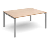 Bench boardroom tables - Starter units - Silver Leg