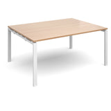 Bench boardroom tables - Starter units - White Leg