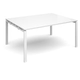 Bench boardroom tables - Starter units - White Leg