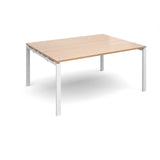 Bench boardroom tables - Starter units - White Leg