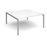 Bench boardroom tables - Square boardroom tables - Silver Leg