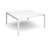 Bench boardroom tables - Starter units - White Leg