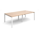 Bench boardroom tables - Rectangular boardroom tables - White Leg