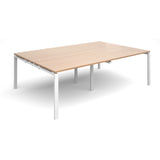 Bench boardroom tables - Rectangular boardroom tables - White Leg