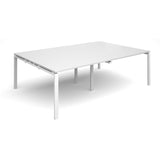 Bench boardroom tables - Rectangular boardroom tables - White Leg