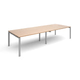 Bench boardroom tables - Rectangular boardroom tables - Silver Leg