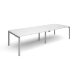 Bench boardroom tables - Rectangular boardroom tables - Silver Leg