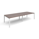 Bench boardroom tables - Rectangular boardroom tables - White Leg