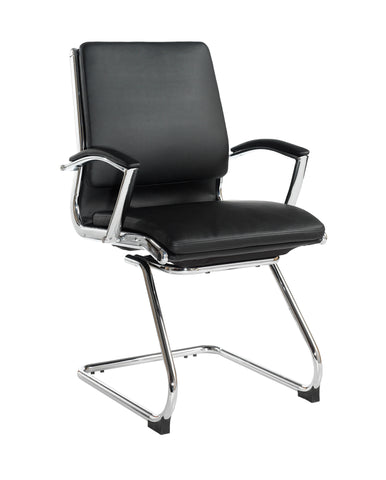 Executive & managers seating Florence leather faced visitor chair