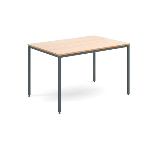 Flexi-tables Rectangular flexi-table with graphite frame