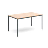 Flexi-tables - Rectangular flexi-table with graphite frame -G