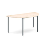Flexi-tables - Semi circular flexi-table with graphite frame -G