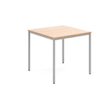 Flexi-tables - Rectangular flexi-table with silver frame -S