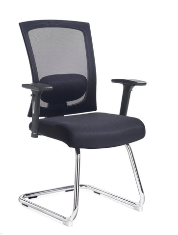 Task & operator seating Gemini mesh visitors chair with arms