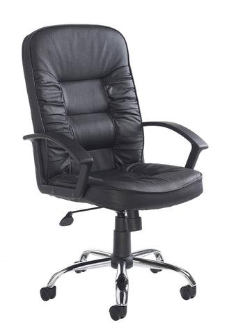 Executive & managers seating Hertford leather faced managers chair
