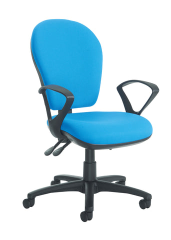 Task & operator seating Lento high back with fixed arms