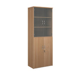 Combination units 2140mm high standard combination units with wood and glass doors
