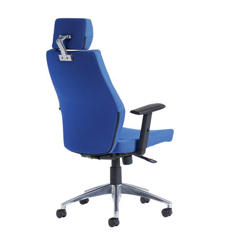 24hr & ergonomic seating  Sefton high back task chair with headrest 