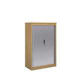 Systems storage horizontal tambour door cupboards