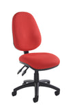 Vantage 100 fabric operator chair with no arms
