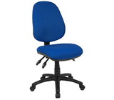 Task & operator seating Vantage 200 fabric operator chair with no arms