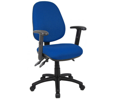 Task & operator seating Vantage 200 fabric operator chair with adjustable arms